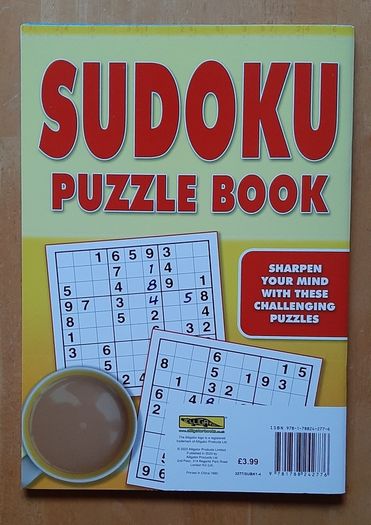 Two unused Sudoku puzzle books