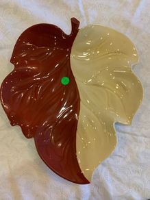 carlton ware leaf