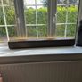 Rustic reclaimed-style wooden fire place beam Image 2