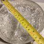 Rare find  Vintage Divided Dish 3 Sections - Daisy and Button Pattern - Made in France IN SILVER PLATED HOLDER Image 2
