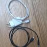 UltraSlim Wireless & Bluetooth Mouse (Rechargable) + charging cable + charging block with type c cable Image 2