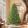 Alupssuc 6ft Pre Lit Christmas Tree with 13 Light Modes & 778 Branch Tips 200 Built-In Warm Lights with Timer & Memory Function, Foldable Metal Stand, Artificial Xmas Tree for Home Office Party Decor Image 7