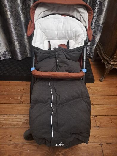 joie pram and foot muff