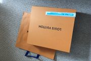 Louis Vuitton box and carry bag