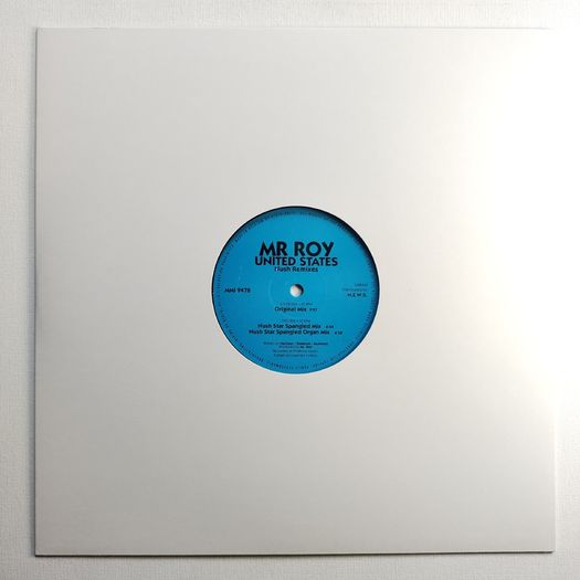 Mr. Roy - United States (Nush Remixes) - Music Man Records - QUINTESSENTIAL Dublin CLASSIC! Near MINT Condition!!
