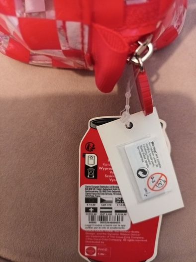 Brand new coca cola clear pencil case