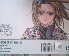Winsor & Newton Graphic Art Manga Mixed Media Set