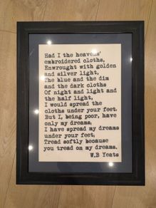 Framed Yeats Print