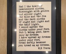 Framed Yeats Print