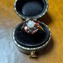 9ct Pearl & Garnet Cluster Ring Image 2
