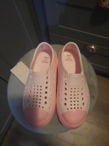 pink lightweight summer shoes by leigh tucker
