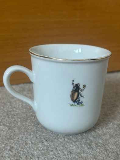 Vintage Czechoslovakian Doctor Bolito Porcelain Mug
