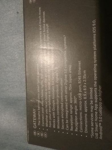 Smarthome Gateway lidl device