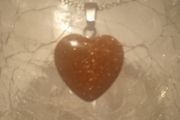 Goldstone crystal necklace