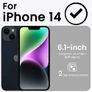 Liquid Silicone Case For Apple iPhone 14 Luxury Shockproof Phone Cover - Pink Sand Image 3