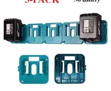 5PCS Battery Holder for Makita 18V Li-ion Battery Tools Machine Holder Storage Rack Wall Mount for BL1860 BL1850(No Battery)