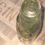 Antique Named Edwin Short Goole, Green Glass Codd Neck Bottle, featuring a marble invented in 1872 Image 5