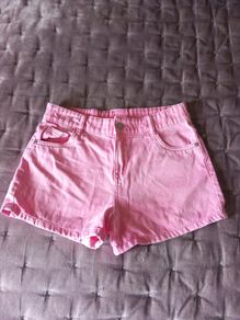 Pink jean Shorts age 13/14