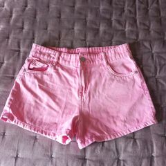 Pink jean Shorts age 13/14