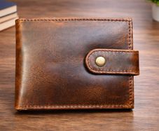 Genuine Leather Wallet Luxury Handmade RFID Secure Wallet Card Holder