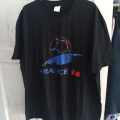 Black France 98 t shirt XXL