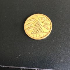 Old 1930 German coin - 10 Pfennig