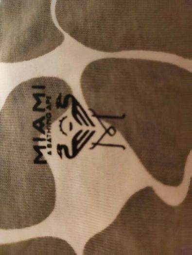t-shirt bathing ape X Miami