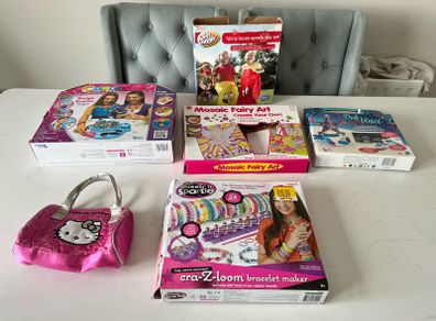 Arts and Crafts kits, Sports Day Kit, Hello Kitty handbag - Preference given to buyer buying any other item at asking price.