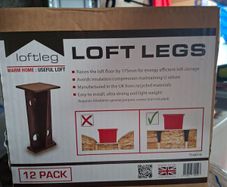 Attic insulation & loft legs