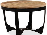 main image for ad Side Table Solid Rough Mango Wood 60x40 cm