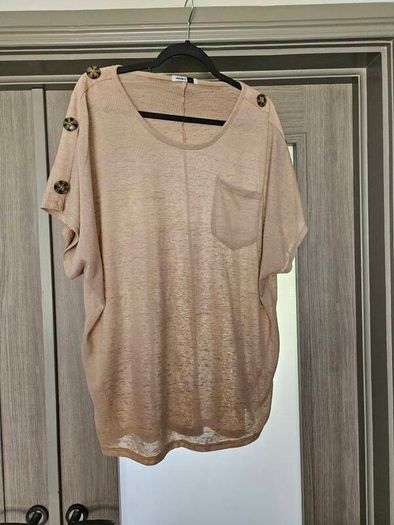 light beige top