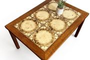 Vintage Retro Mid Century Danish Teak and Tile Coffee Table