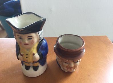 Toby jug and pot