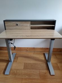 Sit/standing electric office desk
