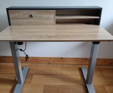 Sit/standing electric office desk