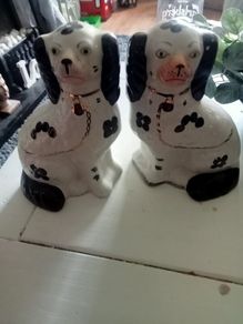 Vintage spaniels set