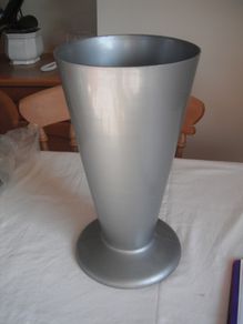 Grey Plastic Flower Container for Sale