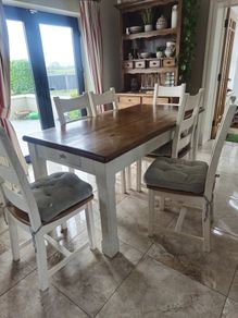 Dining table and chairs