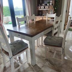 Dining table and chairs