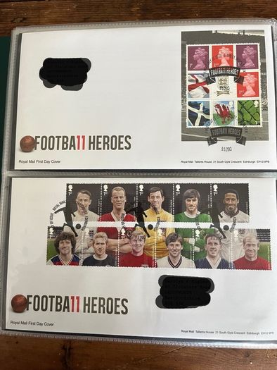 Collection of  77 UK First Day Cover stamps 2010 to 2013 in album