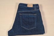 womens Tommy Hilfiger cropped jeans dark blue navy denim Size W 32 L 26