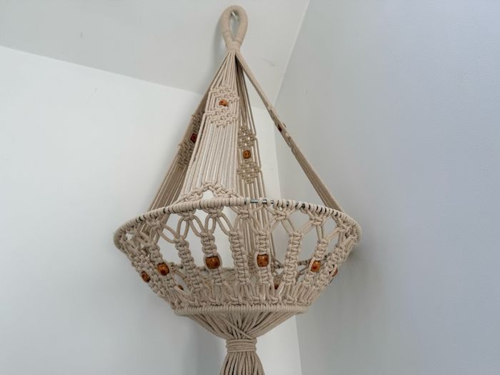 Boho Macrame Hanging Plant Decoration
