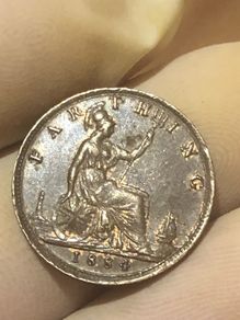 1884 Victoria farthing nice grade