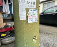 Ideal 1050x450 140l cylinder