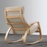 Rocking Chair & Footstool Image 2