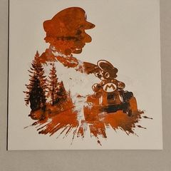 Super Mario Cart 3d printed picture