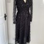 dress Bnwt black occasion dress size s/m Lilie rose brand Image 2