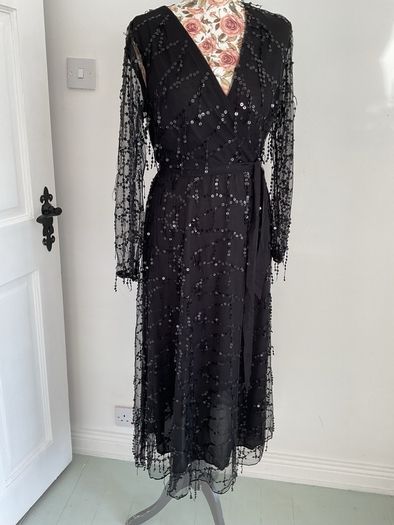 dress Bnwt black occasion dress size s/m Lilie rose brand