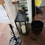 Lantern  tall stainless steel Image 9
