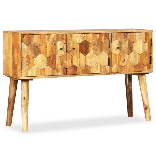 Sideboard Solid Mango Wood 118x35x75 cm